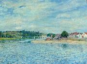 Alfred Sisley, La Seine a Saint Mammes